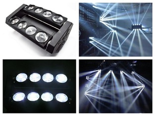 2 Χ Spider Light 8x10W LED